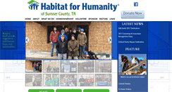 Desktop Screenshot of habitatsumnercounty.org